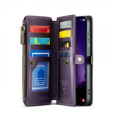 CaseMe Samsung Galaxy S24 FE Suojakuori C36-sarja Violetti