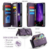 CaseMe Samsung Galaxy S24 FE Suojakuori C36-sarja Violetti