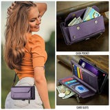 CaseMe Samsung Galaxy S24 FE Suojakuori C36-sarja Violetti