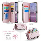 CaseMe Samsung Galaxy S24 FE Kotelo C36 Sarja Vaaleanpunainen
