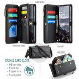 CaseMe Samsung Galaxy S24 FE -suojakuori C36 Series, musta