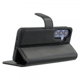 Nordic Covers Samsung Galaxy S24 FE Essential Leather Raven Black -suojakotelo