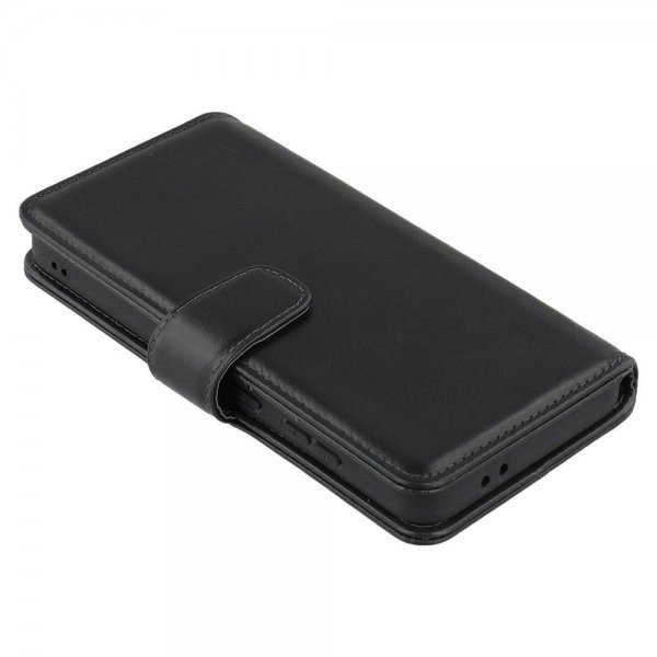 Nordic Covers Samsung Galaxy S24 FE Essential Leather Raven Black -suojakotelo