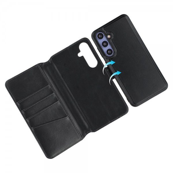 Nordic Covers Samsung Galaxy S24 FE Suojakuori MagLeather Raven Black