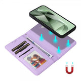 Betopnice Samsung Galaxy S24 FE -kuori irrotettavalla kannella 005 Violetti