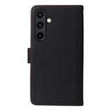 Betopnice Samsung Galaxy S24 FE -kuori irrotettavalla kannella 005 Musta