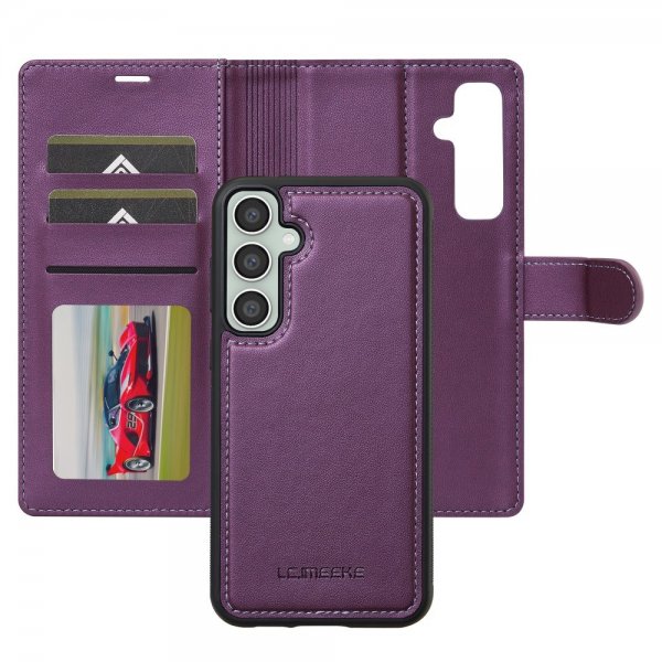 Lc.Imeeke Samsung Galaxy S24 FE -kuori irrotettavalla kuorella L2 Series MagSafe violetti