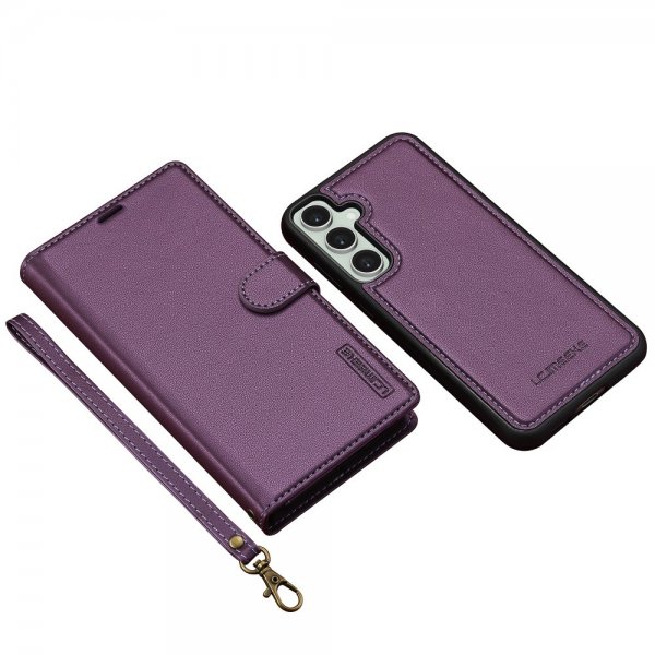Lc.Imeeke Samsung Galaxy S24 FE -kuori irrotettavalla kuorella L2 Series MagSafe violetti