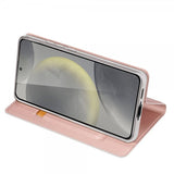 Dux Ducis Samsung Galaxy S24 FE Kotelo Skin Pro Series Vaaleanpunainen