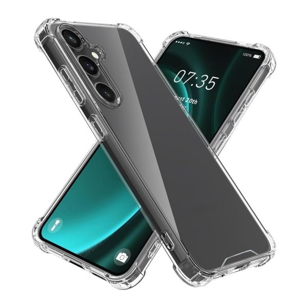 Samsung Galaxy S24 FE Kuori Iskunkestävä Läpinäkyvä