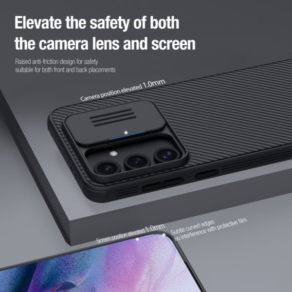 Nillkin Samsung Galaxy S24 FE Kuori CamShield Pro Musta