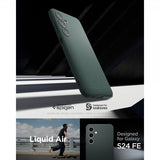 Spigen Samsung Galaxy S24 FE Kuori Liquid Air Abyss Green