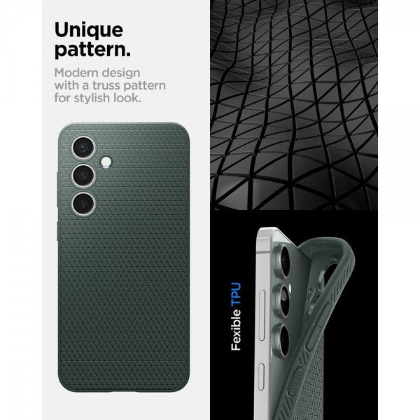 Spigen Samsung Galaxy S24 FE Kuori Liquid Air Abyss Green