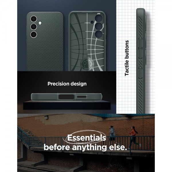 Spigen Samsung Galaxy S24 FE Kuori Liquid Air Abyss Green