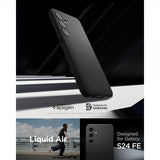 Spigen Samsung Galaxy S24 FE Suojakuori Liquid Air Matte Black