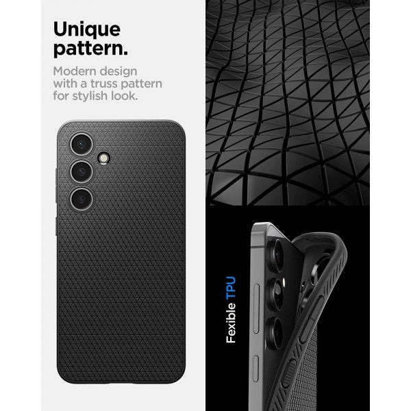 Spigen Samsung Galaxy S24 FE Suojakuori Liquid Air Matte Black