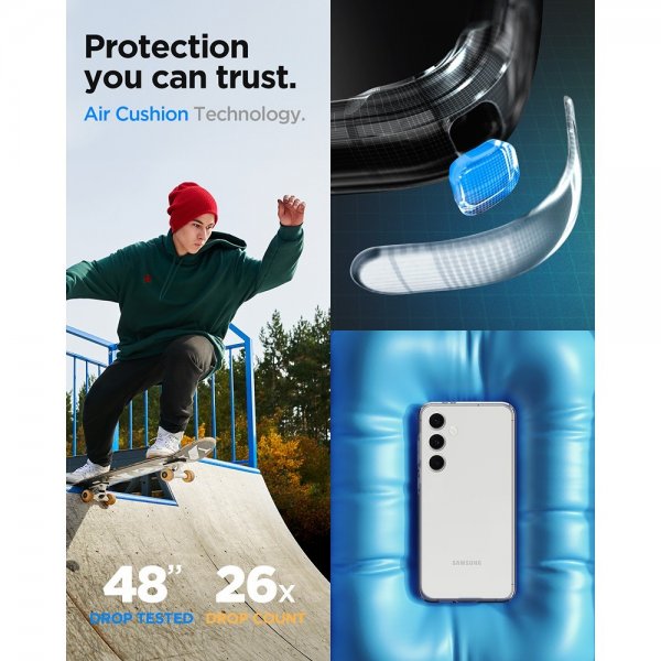 Spigen Samsung Galaxy S24 FE Kuori Liquid Crystal Crystal Clear