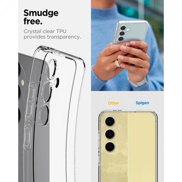 Spigen Samsung Galaxy S24 FE Kuori Liquid Crystal Crystal Clear