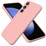 Samsung Galaxy S24 FE Kuori silikonihihnalla, vaaleanpunainen