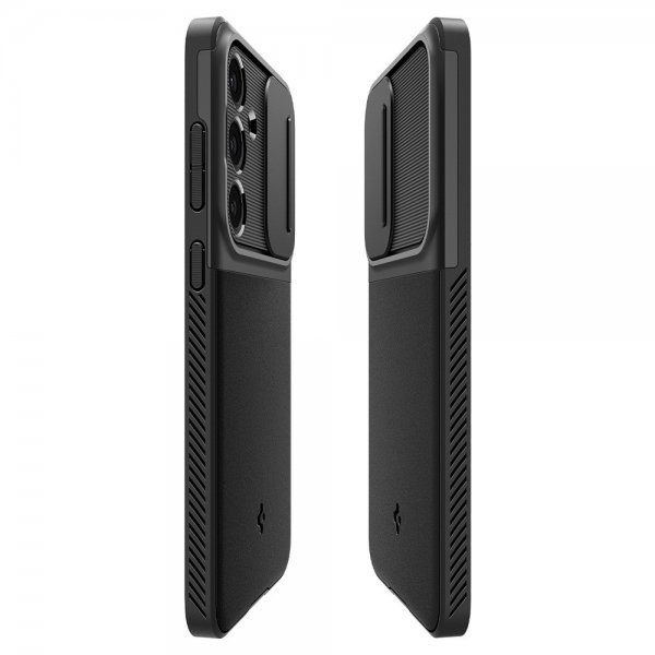 Spigen Samsung Galaxy S24 FE Suojakuori Optik Armor Musta