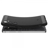 Spigen Samsung Galaxy S24 FE kuori, Rugged Armor, mattamusta