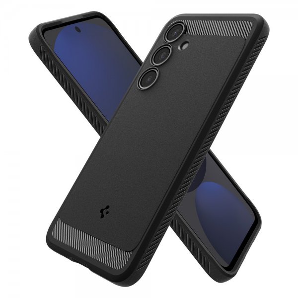 Spigen Samsung Galaxy S24 FE kuori, Rugged Armor, mattamusta