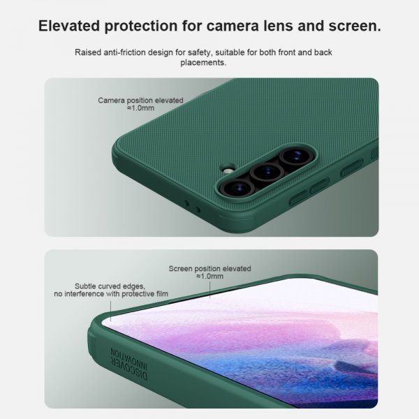 Nillkin Samsung Galaxy S24 FE Kuori Super Frosted Shield Pro MagSafe Vihreä