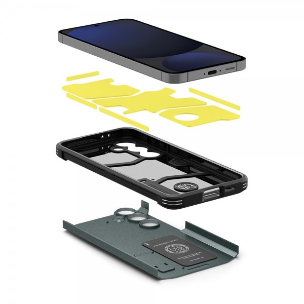 Spigen Samsung Galaxy S24 FE Suojakuori Tough Armor Abyss Green