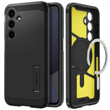 Spigen Samsung Galaxy S24 FE Suojakuori Tough Armor MagFit Musta
