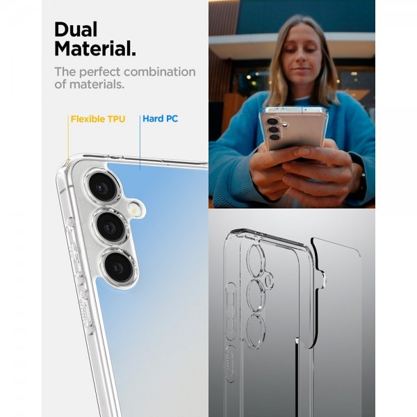 Spigen Samsung Galaxy S24 FE Suojakuori Ultra Hybrid Crystal Clear