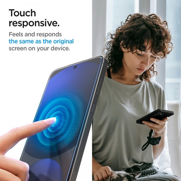 Spigen Samsung Galaxy S24 FE -näytönsuoja GLAS.tR EZ Fit 2-pakkaus
