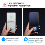 Spigen Samsung Galaxy S24 FE -näytönsuoja GLAS.tR EZ Fit 2-pakkaus