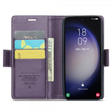 CaseMe Samsung Galaxy S24 -suojakotelo 023 Series Violetti