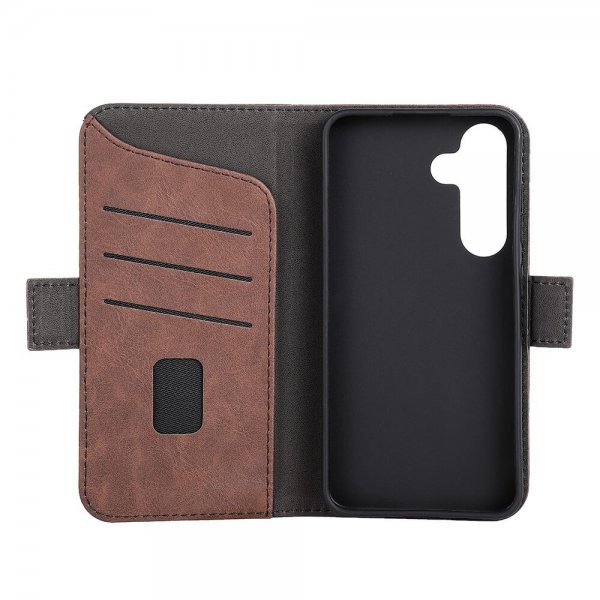 Gear Samsung Galaxy S24 Suojakuori 3 Korttipaikkaa Ruskea