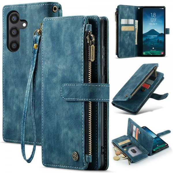 CaseMe Samsung Galaxy S24 C30-sarjan suojakotelo, sininen