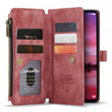 CaseMe Samsung Galaxy S24 -suojakotelo, C30-sarja, punainen