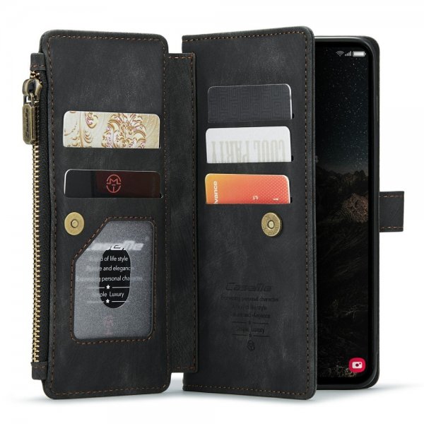 CaseMe Samsung Galaxy S24 C30-sarjan suojakotelo, musta
