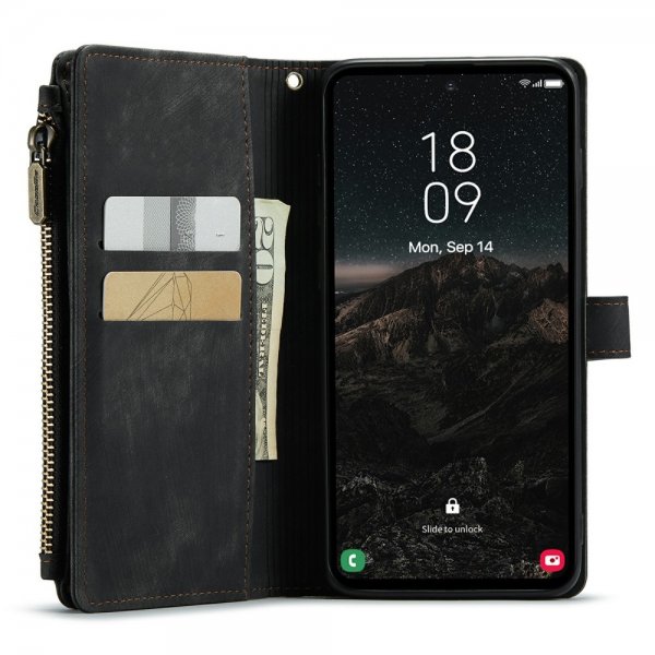CaseMe Samsung Galaxy S24 C30-sarjan suojakotelo, musta