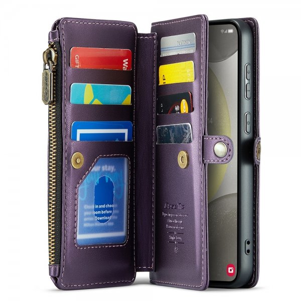 CaseMe Samsung Galaxy S24 -suojakotelo, C36-sarja, violetti