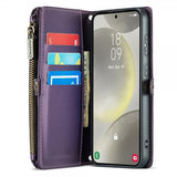 CaseMe Samsung Galaxy S24 -suojakotelo, C36-sarja, violetti
