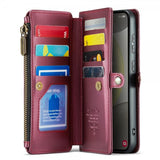 CaseMe Samsung Galaxy S24 -suojakotelo C36-sarjan punainen