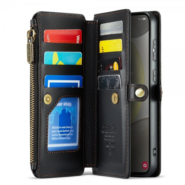 CaseMe Samsung Galaxy S24 Suojakuori C36 Sarja Musta