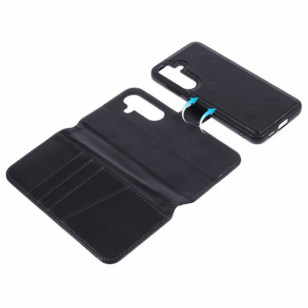 Nordic Covers Samsung Galaxy S24 -kotelo MagLeather Raven Black