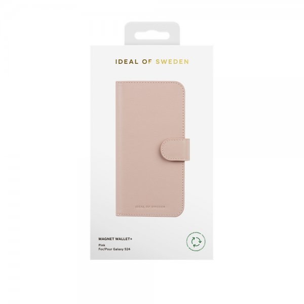 Ideal of Sweden Samsung Galaxy S24 Suojakotelo Magnet Wallet+ Pinkki
