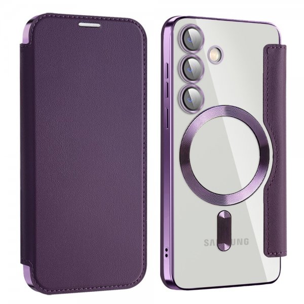 Samsung Galaxy S24 MagSafe-kuori violetti