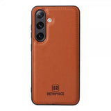 Betopnice Samsung Galaxy S24 Suojakotelo irrotettavalla kuorella 005 Ruskea