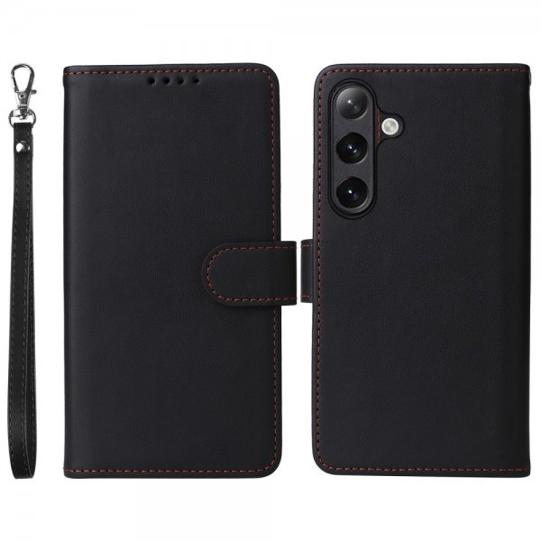 Betopnice Samsung Galaxy S24 -kotelo irrotettavalla kuorella 005 Musta