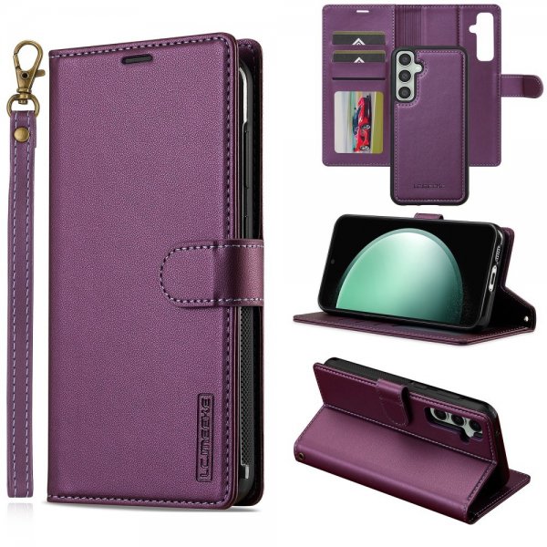 Lc.Imeeke Samsung Galaxy S24 -kotelo irrotettavalla kuorella L2 Series MagSafe violetti