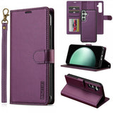 Lc.Imeeke Samsung Galaxy S24 -kotelo irrotettavalla kuorella L2 Series MagSafe violetti