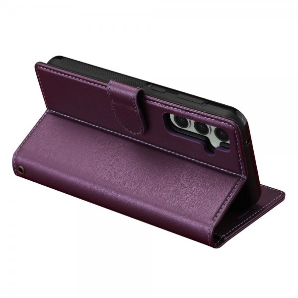Lc.Imeeke Samsung Galaxy S24 -kotelo irrotettavalla kuorella L2 Series MagSafe violetti